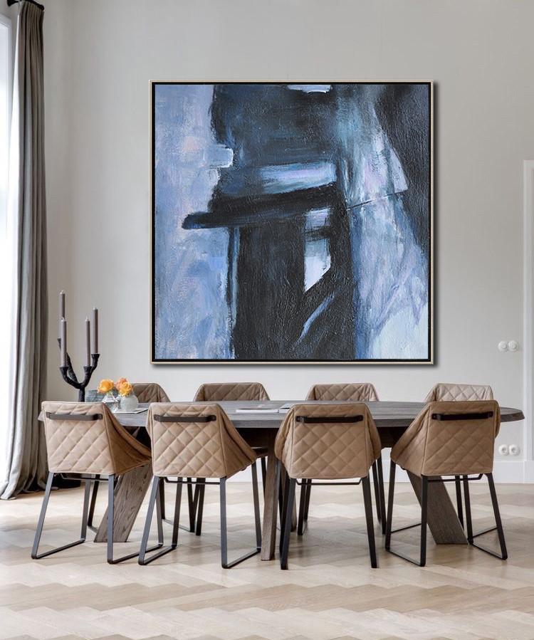 Abstract Painting Extra Large Canvas Art,Hand-Painted Oversized Minimal Painting On Canvas,Acrylic Painting On Canvas